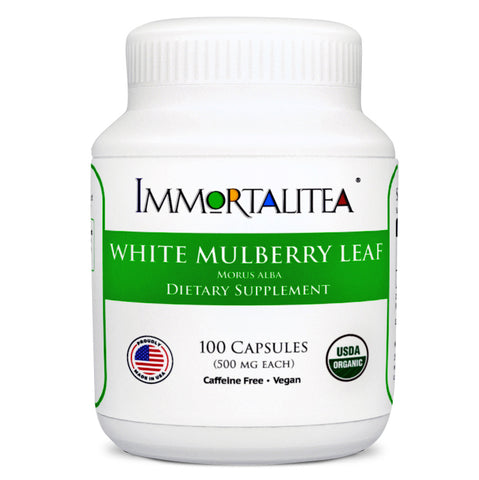 White Mulberry Leaf Capsules (100% Morus Alba)