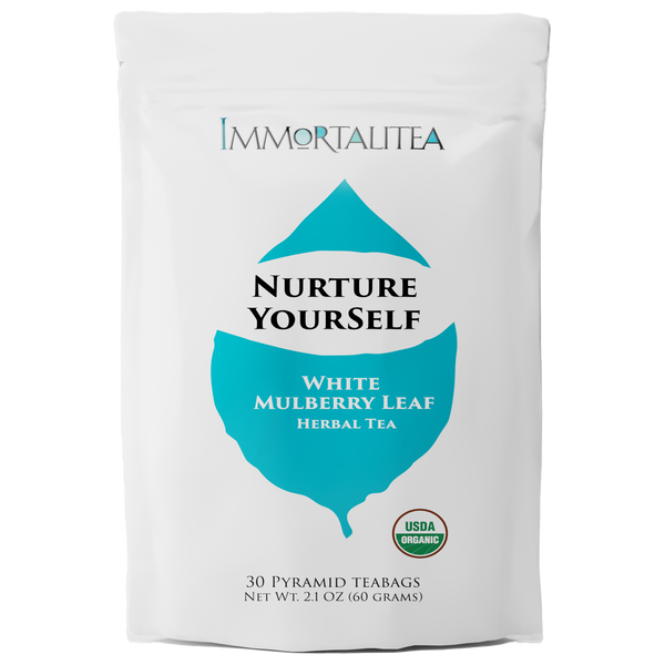 White Mulberry Tea 30 Pyramid Teabags Immortalitea
